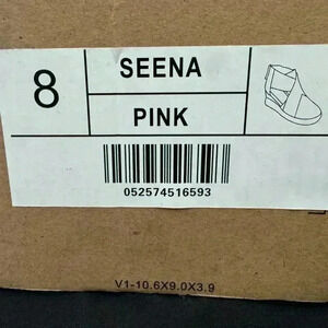 Seena Pink Shoes Size 8
